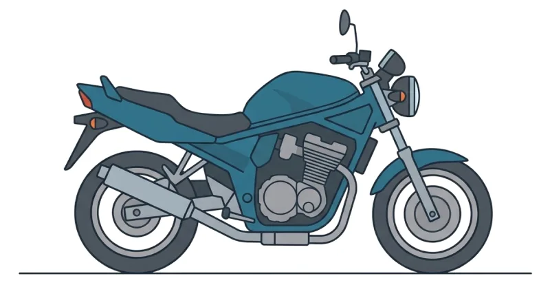 Illustration d’une moto assurée par iCoral